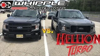 I Raced a Hellion 2019 F-150 @The Coyote Shootout with my Whipple 2018 F-150