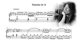 Sonata in  A (with notes) - Larysa Ivanenko