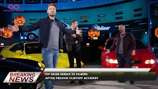 Top Gear series 34 filming  after Freddie Flintoff accident