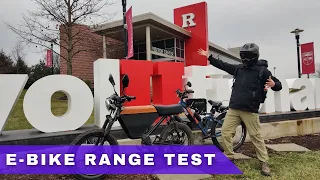How Far Can we Ride our 72 Volt eBikes? Range Test to Rutgers University