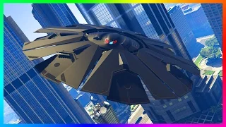 FLYABLE ZANCUDO UFO & ALIEN SPACESHIP INTERIOR IN GTA 5! (GTA V MODS)