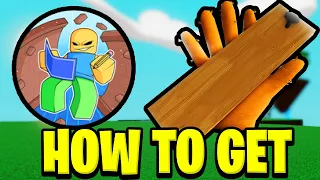 *REAL* How To Get The PLANK GLOVE + CRANKIN 90S BADGE! Roblox Slap Battles
