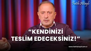 Fatih Altaylı yorumluyor: Türkiye'de 'özgür irade' sevilen ve istenen bi' meziyet değil!
