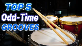 Top 5 ODD-TIME Grooves Every Drummer Should Know! | Drum Lesson - That Swedish Drummer