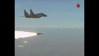 Russian MiG-29 firing a Kh-31 air-to-surface missile