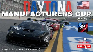 GT7 - Manufacturers Cup Round 5 at Daytona