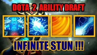 (Dota 2 Ability Draft) - Infinite Stun!!! [ Ball Lightning + Aftershock]