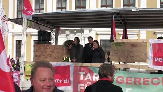 Tarifstreik bei Ameos - Kundgebung in Magdeburg