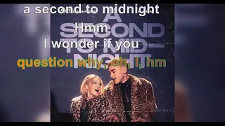 Kylie Minogue & Years & Years - A second to midnight [Lyrics Audio HQ]