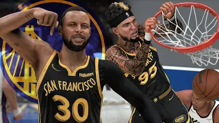 NBA 2K24 MyCAREER - CHEF CURRY SAVES THE DAY + LVP PUTBACK DUNK