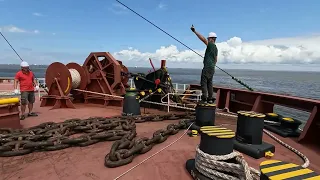 Anchor Chain, Chain tangled, Replace anchor chain, Anchor stuck, Shackle connection, disconnection