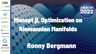 Manopt.jl, Optimization on Riemannian Manifolds | Ronny Bergmann