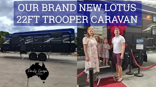 2023 Lotus Trooper 22ft Caravan handover & packing day is here!