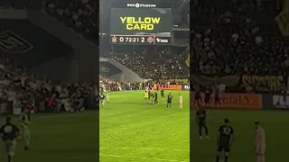 Lionel Messi's security guard tackles charging fan at LAFC game #Shorts