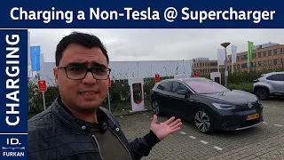 Charging a Non-Tesla at the Tesla Supercharger