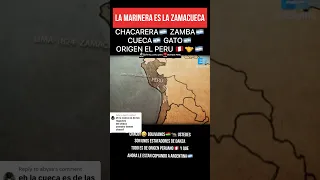 ORIGEN DE LA CUECA 🇦🇷🇨🇱🇧🇴 ZAMBA CHACARERA CUECA BOLIVIANA Es PERUANO 🇵🇪 ZAMACUECA MARINERA