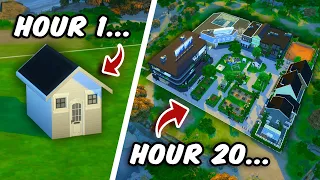 building an ENTIRE CITY in the sims 4 || Sims 4 Build Challenge