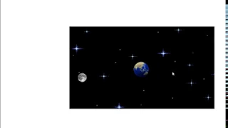 Анимация движения по траектории в Macromedia Flash MX  Пример 2 Вращение Луны вокруг Земли