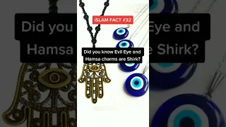 Why Evil eye and hamsa  charm are Haram #shirk #evileye #hamsa #jahannam #haram #shaytan