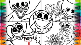 Poppy Playtime Chapter 3 New Coloring Pages / How to Color All BOSSES and MONSTERS