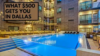 WHAT $500 GETS YOU IN DALLAS | apartment shopping