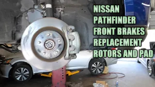 nissan pathfinder front brakes replacement