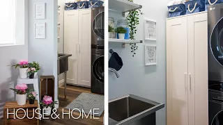 Makeover: Tiny But Functional Laundry Room