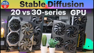 Stable Diffusion GPU shootout: 20 vs 30 series Nvidia video cards