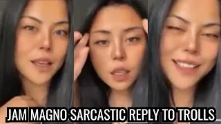 JAM MAGNO SARCASTIC REPLY TO TROLLS