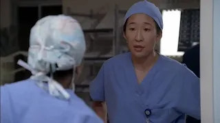 Grey's Anatomy | Cristina tenta entrar em uma cirurgia no primeiro plantão como interna (1x1)