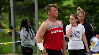 Dillon Morlock Shot Put, Wooster Track Invite 2024