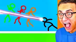Reacting To INSANE STICK FIGHT ANIMATIONS!