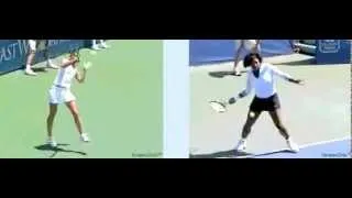 Serena Williams (Vs) Safina - Forehand - Slow Motion