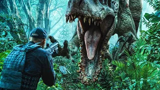 Hunting Indominus Rex   Indominus Rex Camouflage Scene   Jurassic World 2015 Movie CLIP 4K