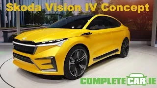 Skoda Vision IV | 500km electric driving range in 2020