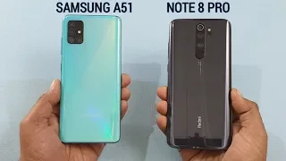 Samsung A51 vs Redmi Note 8 Pro | Speed Test | Camera Test