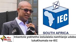 Isiphetho sodaba lukaKhumalo ne-IEC sizozwakala namhlanje enkantolo yokhetho