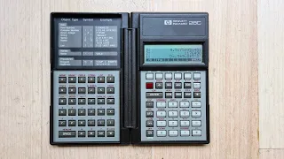 HP 28C Scientific Calculator from 1987 - A new beginning