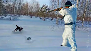 Косачи сидят до Последнего! ОХОТА на ТЕТЕРЕВА на ЛУНКАХ #2.  A Winter Black Grouse Hunt