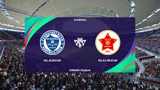 FK Željezničar vs FK Velež Mostar (19/04/2023) Semi-final Bosnia & Herzegovina Cup PES 2021