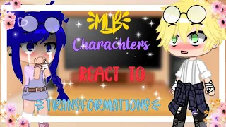 MLB Character’s react to transformations |Gacha Club| |MLB Fandom|🐱🐞