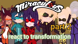 mlb react to season 5 and 5 transformation gacha club miraculous ladybug last part