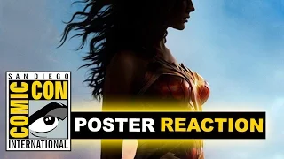 Wonder Woman Movie Poster Reaction - Comic Con 2016