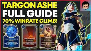 How I Reached TOP 40 MASTERS With Targon Frostbite (FULL GUIDE) | Ashe Pantheon Legends of Runeterra