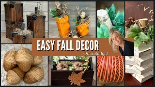 DIY Easy Fall Decor on a Budget/Dollar Tree Fall Decor/Autumn Decor
