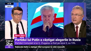 Diaconescu: Revine nu numai sindromul imperial, ci și ideea păstrării unui echilibru al terorii