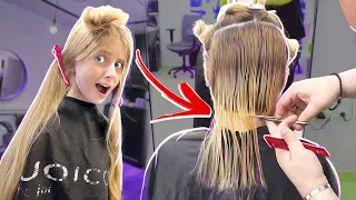 ✂️ MELISSA vrea PĂRUL SCURT 😲 Prima dată la SALON 💇‍♀️