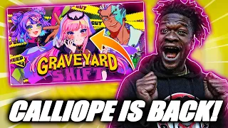 [MV] Graveyard Shift - Calliope Mori ft. BOOGEY VOXX (Original Song) REACTION