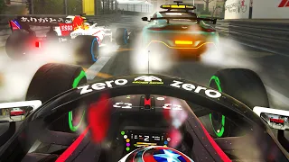 MONACO 300IQ STRATEGY! SAFETY CAR WET RACE! SPECIAL LIVERY! - F1 2021 MY TEAM CAREER Part 45