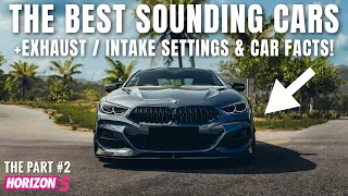 Forza Horizon 5 | The Best Sounding Cars #2 w/ Car Facts | "Best Audio Design” Award justified?!